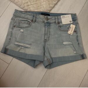 Light Blue Denim Shorts